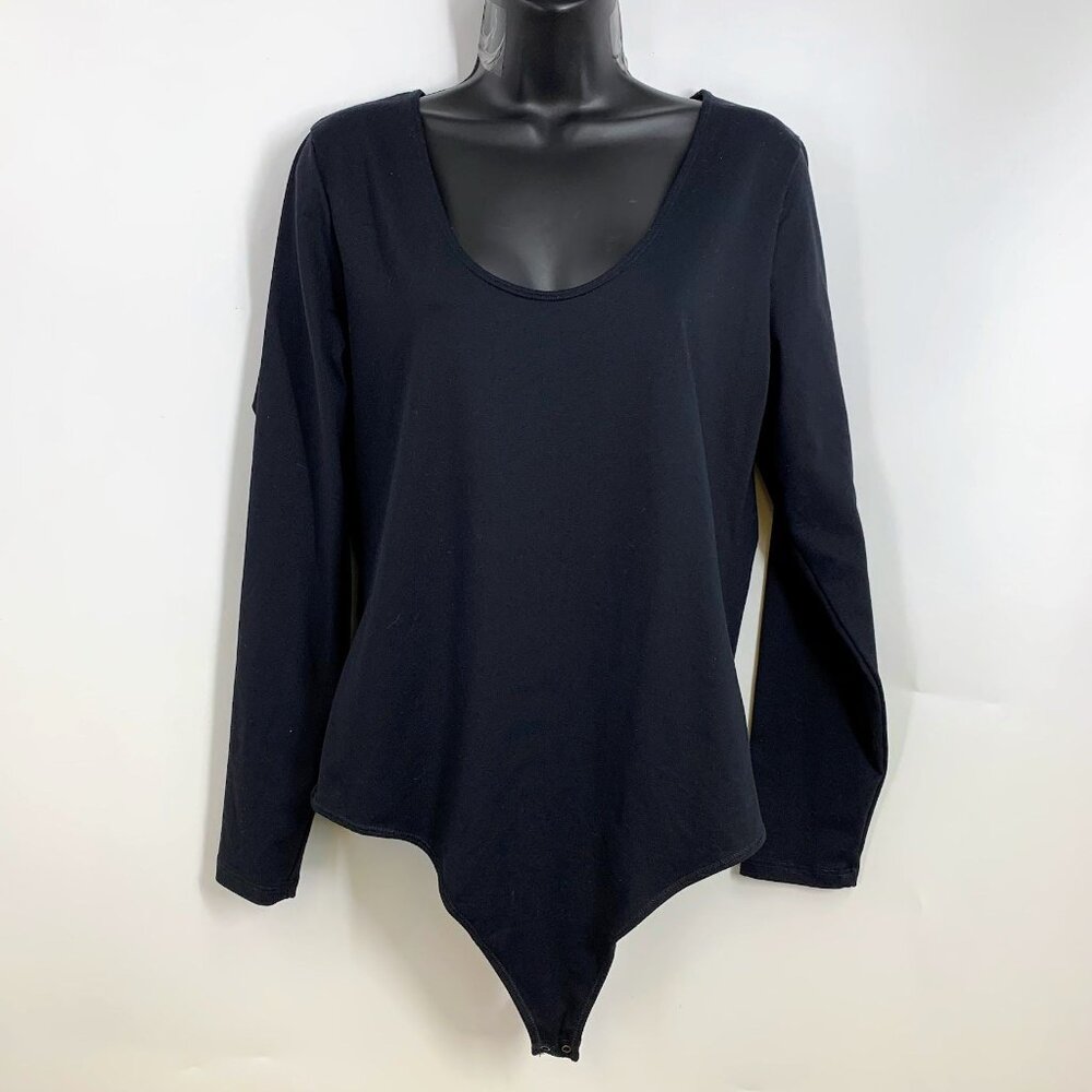 Abercrombie & Fitch Women's Stretch Long Sleeve Round Neck Body Suit Size XL